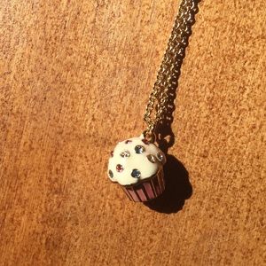 New Kate Spade Cupcake Necklace